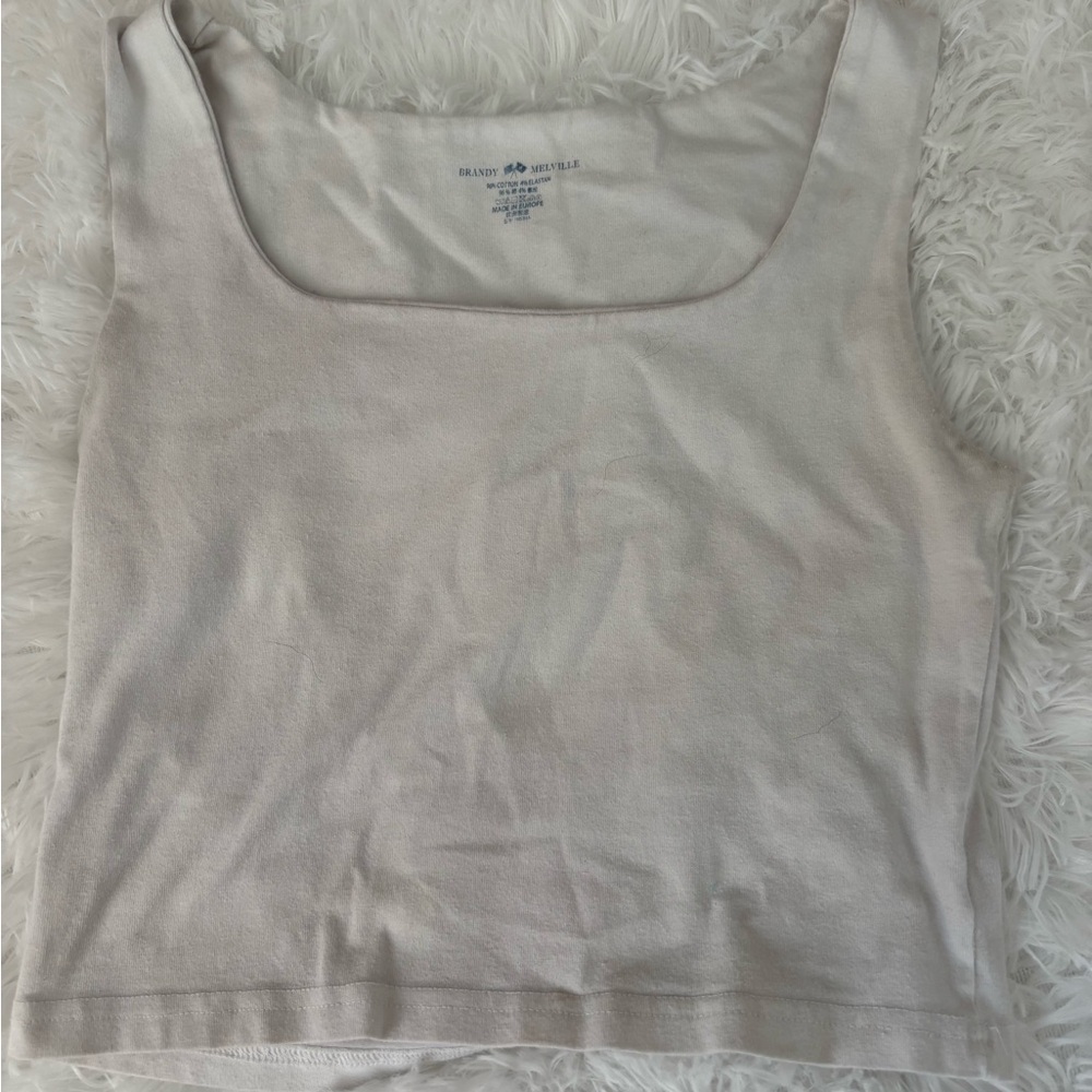 White brandy tank